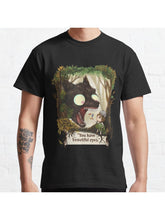 You have beautiful eyes - over the garden wall Classic T-Shirt 100% Cotton, Gifts for Men Dad Husband Grandpa, S-XXXL, Black