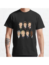 All 7 Modern Doctors (Including 15th Doctor, Ncuti Gatwa) - Doctor Who Inspired Classic T-Shirt 100% Cotton, Gifts for Men Dad Husband Grandpa, S-XXXL, Black