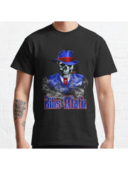 Bills Mafia Classic T-Shirt 100% Cotton, Gifts for Men Dad Husband Grandpa, S-XXXL, Black