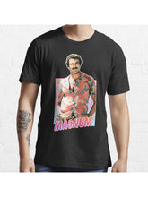 Thomas Magnum - 80s design Essential T-Shirt 100% Cotton, Gifts for Men Dad Husband Grandpa, S-XXXL, Black