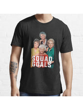 The Golden Squad Essential T-Shirt 100% Cotton, Gifts for Men Dad Husband Grandpa, S-XXXL, Black