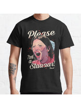 Pearl - Please I'm a Star Classic T-Shirt 100% Cotton, Gifts for Men Dad Husband Grandpa, S-XXXL, Black