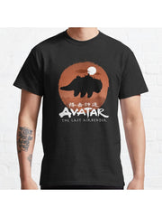Avatar: The Last Airbender Halloween Team Avatar Poster Classic T-Shirt 100% Cotton, Gifts for Men Dad Husband Grandpa, S-XXXL, Black