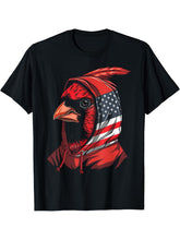 American Flag Bald Eagle Bird USA Pride Patriotic Gift T-Shirt 180G 100% Cotton Printed Round Neck Short-Sleeve T-Shirt, Gifts for Men Dad Husband Grandpa, S-XXXL, Black