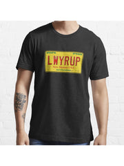 LWYRUP Essential T-Shirt 100% Cotton, Gifts for Men Dad Husband Grandpa, S-XXXL, Black