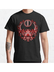 The Crimson Bat Steed of the Red Goddess by Kalin Kadiev Classic T-Shirt 100% Cotton, Gifts for Men Dad Husband Grandpa, S-XXXL, Black