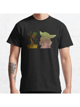 Babies Inspired Silhouette Classic T-Shirt 100% Cotton, Gifts for Men Dad Husband Grandpa, S-XXXL, Black