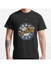 Flying Tigers Squadron US Army Air Corps WWII Vintage Classic T-Shirt 100% Cotton, Gifts for Men Dad Husband Grandpa, S-XXXL, Black