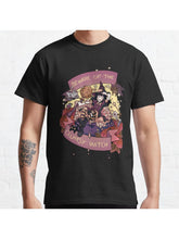 Beware of the Clumsy Witch Classic T-Shirt 100% Cotton, Gifts for Men Dad Husband Grandpa, S-XXXL, Black