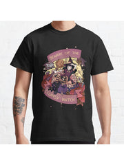 Beware of the Clumsy Witch Classic T-Shirt 100% Cotton, Gifts for Men Dad Husband Grandpa, S-XXXL, Black