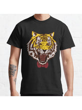 Yuri Plisetsky Tiger V2 Classic T-Shirt 100% Cotton, Gifts for Men Dad Husband Grandpa, S-XXXL, Black