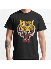 Yuri Plisetsky Tiger V2 Classic T-Shirt 100% Cotton, Gifts for Men Dad Husband Grandpa, S-XXXL, Black