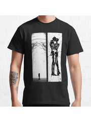 The Atomic Kiss Classic T-Shirt 100% Cotton, Gifts for Men Dad Husband Grandpa, S-XXXL, Black