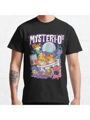Mysteri-O's Classic T-Shirt 100% Cotton, Gifts for Men Dad Husband Grandpa, S-XXXL, Black