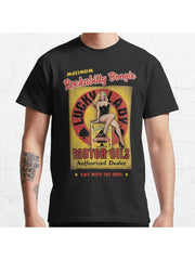 ROCKABILLY Classic T-Shirt 100% Cotton, Gifts for Men Dad Husband Grandpa, S-XXXL, Black
