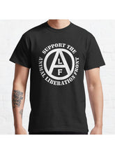 Animal Liberation Front Classic T-Shirt 100% Cotton, Gifts for Men Dad Husband Grandpa, S-XXXL, Black