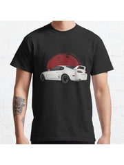 Supra JDM Classic T-Shirt 100% Cotton, Gifts for Men Dad Husband Grandpa, S-XXXL, Black