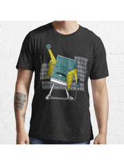 Freddie HG Essential T-Shirt 100% Cotton, Gifts for Men Dad Husband Grandpa, S-XXXL, Black