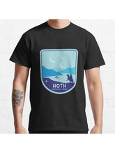 Hoth Classic T-Shirt 100% Cotton, Gifts for Men Dad Husband Grandpa, S-XXXL, Black