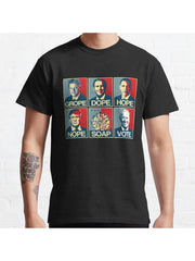 Grope Dope Hope Nope Soap Vote Biden Classic T-Shirt 100% Cotton, Gifts for Men Dad Husband Grandpa, S-XXXL, Black