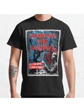 Hannibal the Cannibal - Vintage B-Movie Poster Classic T-Shirt 100% Cotton, Gifts for Men Dad Husband Grandpa, S-XXXL, Black