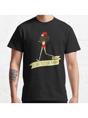 Forrest Gump - I just felt like running Classic T-Shirt 100% Cotton, Gifts for Men Dad Husband Grandpa, S-XXXL, Black