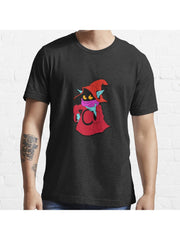 Orko Thought Big Essential T-Shirt 100% Cotton, Gifts for Men Dad Husband Grandpa, S-XXXL, Black
