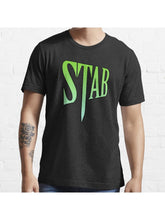 Stab Essential T-Shirt 100% Cotton, Gifts for Men Dad Husband Grandpa, S-XXXL, Black