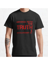George Orwell Quote Truth Freedom Free Speech Classic T-Shirt 100% Cotton, Gifts for Men Dad Husband Grandpa, S-XXXL, Black