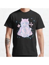 Danganronpa 2: Ultimate Gamer Chiaki Nanami Pastel (Danganronpa 2: Goodbye Despair) Classic T-Shirt 100% Cotton, Gifts for Men Dad Husband Grandpa, S-XXXL, Black