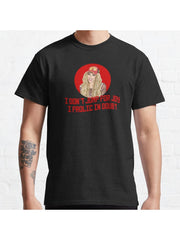 Katya Zamo I don't jump for joy - Rupaul's Drag Race Classic T-Shirt 100% Cotton, Gifts for Men Dad Husband Grandpa, S-XXXL, Black