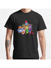 Gummi Bears retro 80s Cartoon Classic T-Shirt 100% Cotton, Gifts for Men Dad Husband Grandpa, S-XXXL, Black
