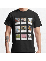Pantone Wes Anderson Classic T-Shirt 100% Cotton, Gifts for Men Dad Husband Grandpa, S-XXXL, Black