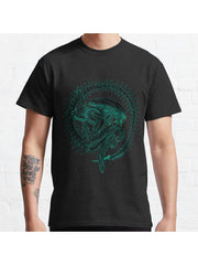 Alien. Classic T-Shirt 100% Cotton, Gifts for Men Dad Husband Grandpa, S-XXXL, Black