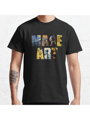 MAKE ART Classic T-Shirt 100% Cotton, Gifts for Men Dad Husband Grandpa, S-XXXL, Black