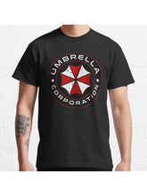 Umbrella Corporation Classic T-Shirt 100% Cotton, Gifts for Men Dad Husband Grandpa, S-XXXL, Black