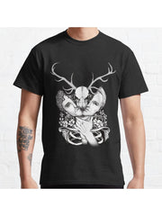 Inside Your Head Classic T-Shirt 100% Cotton, Gifts for Men Dad Husband Grandpa, S-XXXL, Black