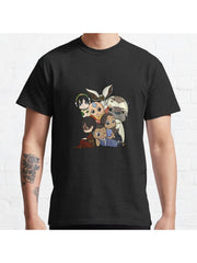 Chibi Avatar Gaang Classic T-Shirt 100% Cotton, Gifts for Men Dad Husband Grandpa, S-XXXL, Black