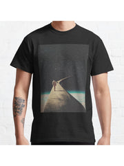 We chose This Road My Dear Classic T-Shirt 100% Cotton, Gifts for Men Dad Husband Grandpa, S-XXXL, Black