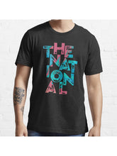 The National Essential T-Shirt 100% Cotton, Gifts for Men Dad Husband Grandpa, S-XXXL, Black