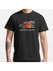 Saeder Krupp Classic T-Shirt 100% Cotton, Gifts for Men Dad Husband Grandpa, S-XXXL, Black