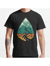 The Road Goes Ever On: Summer Classic T-Shirt 100% Cotton, Gifts for Men Dad Husband Grandpa, S-XXXL, Black