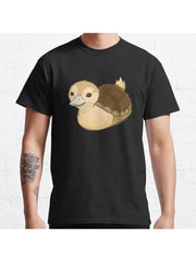 Avatar Turtle Duck Classic T-Shirt 100% Cotton, Gifts for Men Dad Husband Grandpa, S-XXXL, Black