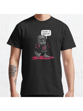 A Vintage Flesh Wound Classic T-Shirt 100% Cotton, Gifts for Men Dad Husband Grandpa, S-XXXL, Black