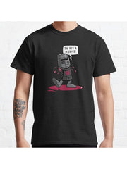 A Vintage Flesh Wound Classic T-Shirt 100% Cotton, Gifts for Men Dad Husband Grandpa, S-XXXL, Black