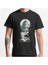 Book of Adventures Classic T-Shirt 100% Cotton, Gifts for Men Dad Husband Grandpa, S-XXXL, Black