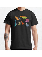 BOOK DINOSAURS Classic T-Shirt 100% Cotton, Gifts for Men Dad Husband Grandpa, S-XXXL, Black