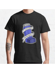 It ain't easy bein' wheezy Classic T-Shirt 100% Cotton, Gifts for Men Dad Husband Grandpa, S-XXXL, Black