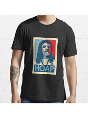 HOAP Essential T-Shirt 100% Cotton, Gifts for Men Dad Husband Grandpa, S-XXXL, Black