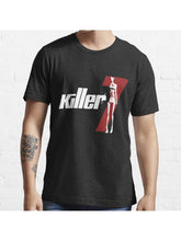 Killer7 Essential T-Shirt 100% Cotton, Gifts for Men Dad Husband Grandpa, S-XXXL, Black